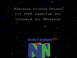 Robotech - Crystal Dreams Title Screen